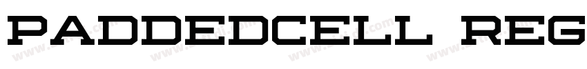 PADDEDCELL Regular字体转换 PADDEDCELL Regular字体转换
